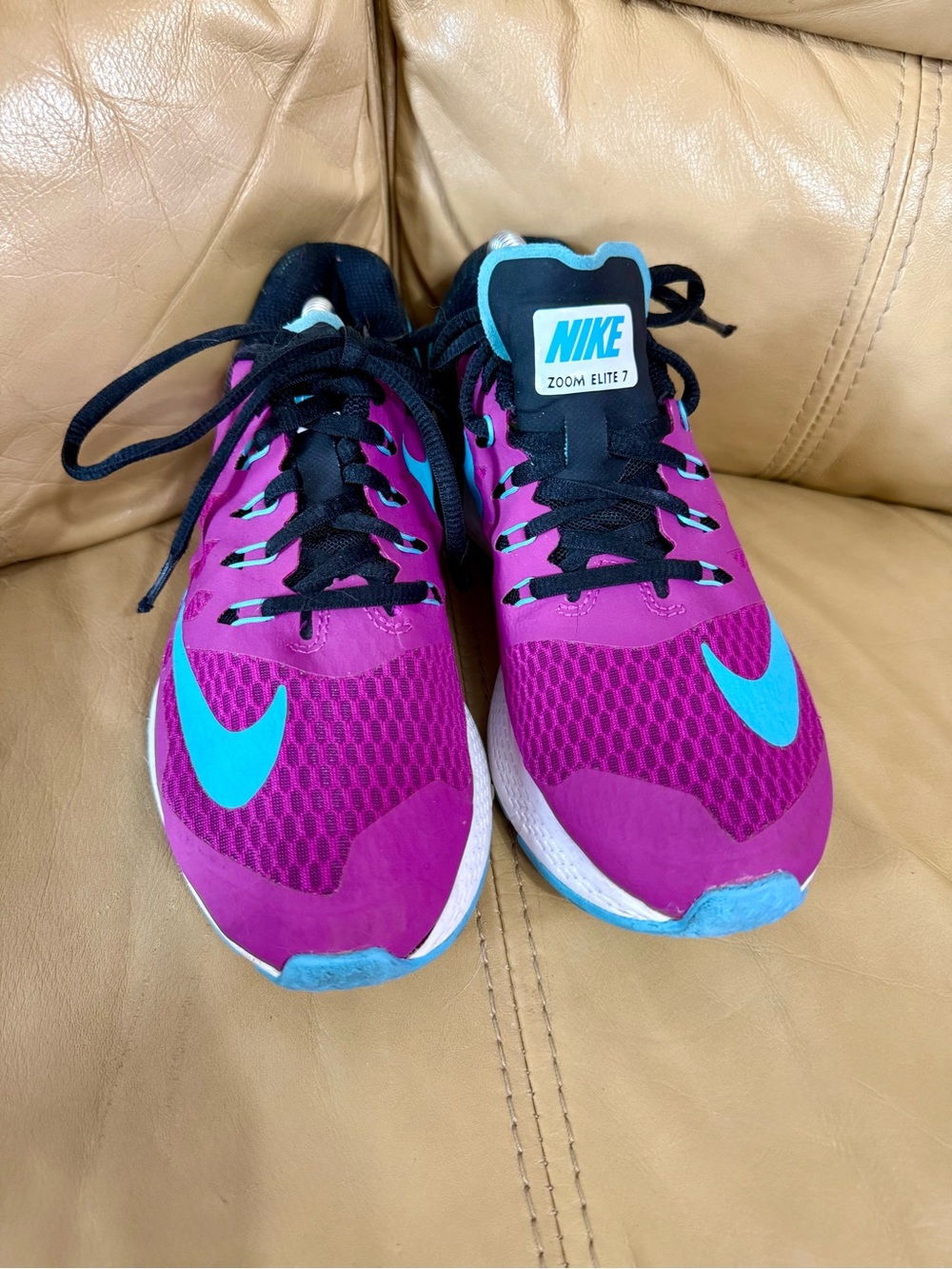Nike Air Zoom Elite 7 Fuchsia Clearwater Running Shoes Women’s 6